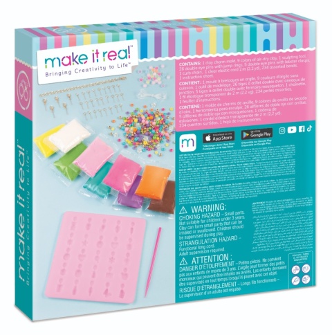 MAKE IT REAL Zestaw kreatywny Do Tworzenia Zawieszek Z Piankoliny