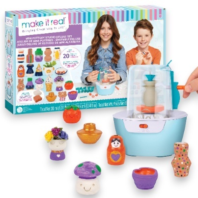 MAKE IT REAL Zestaw kreatywny MINI KOŁO GARNCARSKIE Zestaw Deluxe