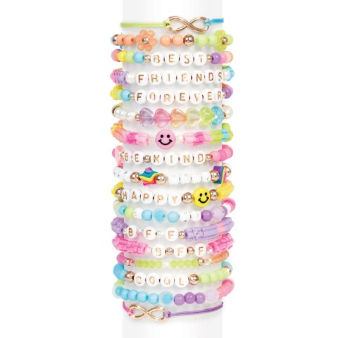 MAKE IT REAL Zestaw kreatywny do tworzenia bransoletek Beads 2-Go