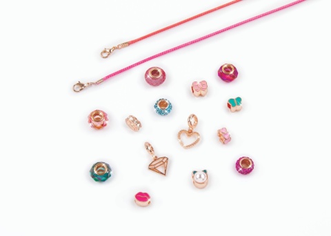 MAKE IT REAL Zestaw kreatywny do tworzenia bransoletek Pretty in Pink