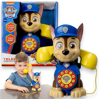 PSI PATROL Telefon z muzyką CHASE edukacyjna