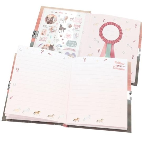 Pamiętnik MISS MELODY KONIE na kłódkę DEPESCHE 13889