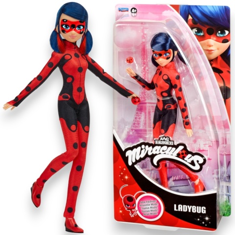 MIRACULOUS Lalka LADYBUG BIEDRONKA Marinette 26cm