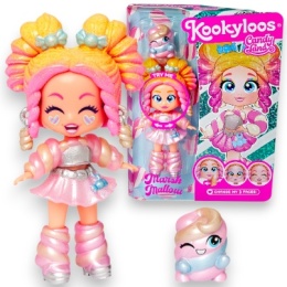 Figurka KOOKYLOOS CANDY LAND Laleczka MARSH MALLOW + Zwierzak MAGIC BOX