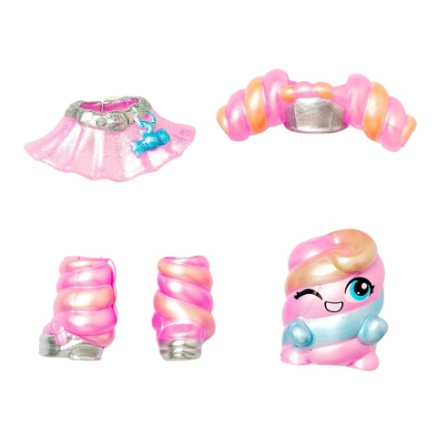 Figurka KOOKYLOOS CANDY LAND Laleczka MARSH MALLOW + Zwierzak MAGIC BOX