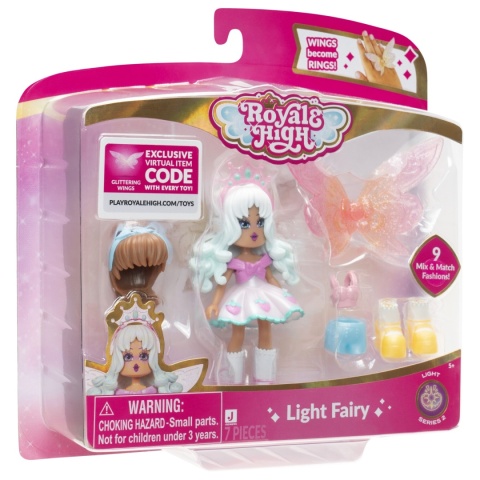 ROYALE HIGH Figurka Laleczka Delux + Akcesoria LIGHT s2 JAZWARES