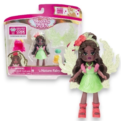 ROYALE HIGH Figurka Laleczka Delux + Akcesoria NATURE s2 JAZWARES