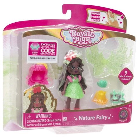 ROYALE HIGH Figurka Laleczka Delux + Akcesoria NATURE s2 JAZWARES