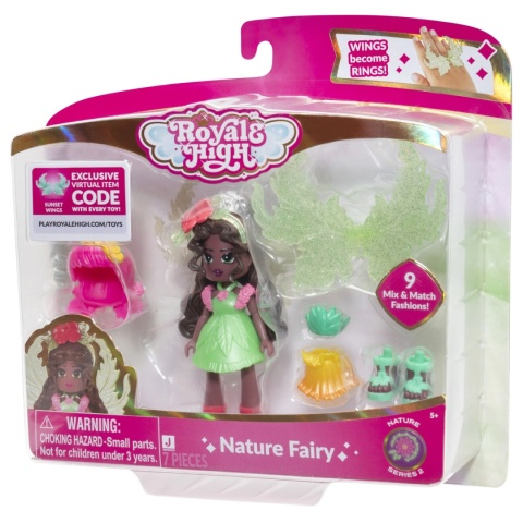 ROYALE HIGH Figurka Laleczka Delux + Akcesoria NATURE s2 JAZWARES