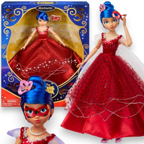MIRACULOUS Lalka LADYBUG BIEDRONKA Marinette w Sukni Balowej 26cm