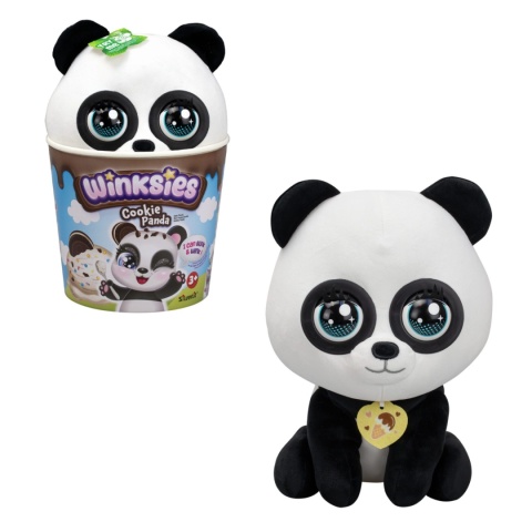 WINKSIES Maskotka CIASTECZKOWA PANDA Pluszowa Przytulanka Dźwięk