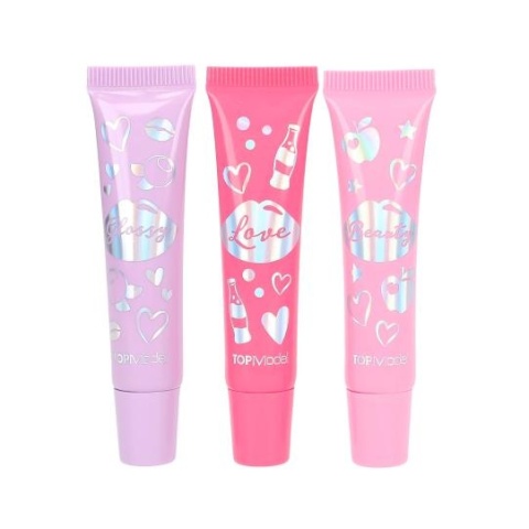 Zestaw TRZECH BŁYSZCZYKÓW TOP MODEL Błyszczyk dla dziewczynki DEPESCHE