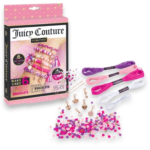 Zestaw do tworzenia bransoletek Juicy Couture Glamour Stacks MAKE IT REAL