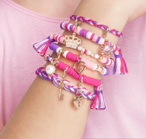 Zestaw do tworzenia bransoletek Juicy Couture Glamour Stacks MAKE IT REAL