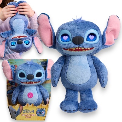 STITCH Emotiv Eye INTERAKTYWNY DUŻY PLUSZAK Zabawka Maskotka Interaktywna 36cm
