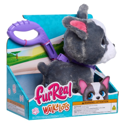 FURREAL Interaktywny Zwierzak Piesek BULDOG FRANCUSKI Machający ogonek