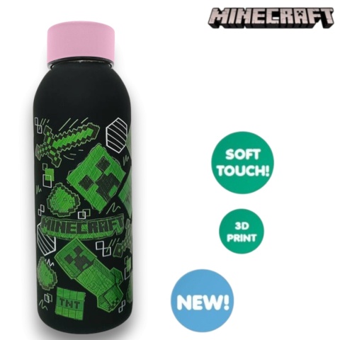 Butelka Metalowa MINECRAFT 500ml Bidon KIDS MC00011