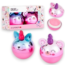 CREATE IT! Balsam do ust ZWIERZAKI Zestaw balsamów do ust dla dzieci