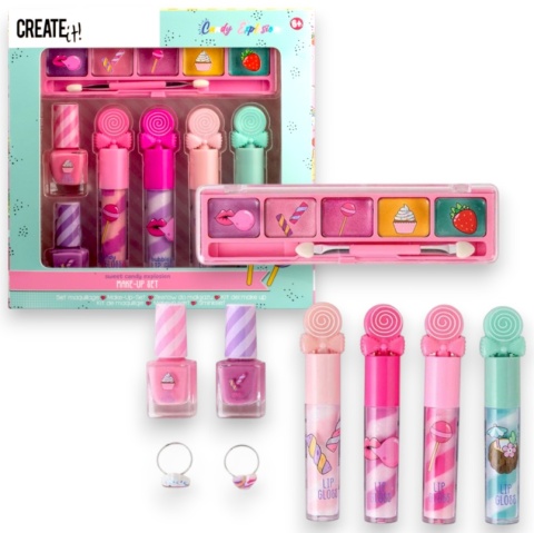 CREATE IT! Słodki Zestaw CANDY MAKE UP dla dzieci
