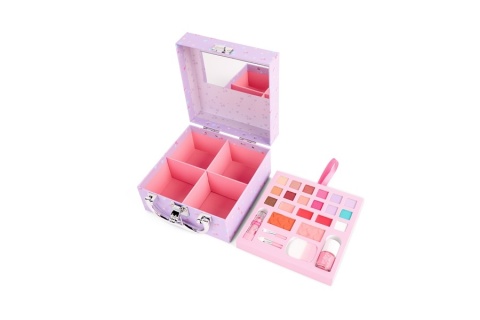 CREATE IT! Zestaw KUFEREK FIOLETOWY MAKE UP do makijażu dla dzieci