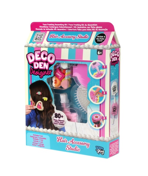 DECO DEN Akcesoria do Włosów DIY Zestaw Kreatywny