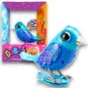 DIGIBIRDS Interaktywny ptak KOLIB Śpiewa Ćwierka 50+ melodii Niebieski seria 1