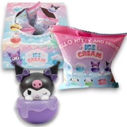 HELLO KITTY KUROMI ICE CREAM Figurka 4cm SASZETKA NIESPODZIANKA