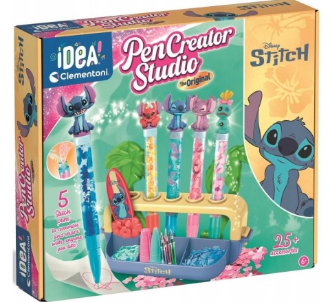 STITCH Fabryka Długopisów ZESTAW KREATYWNY