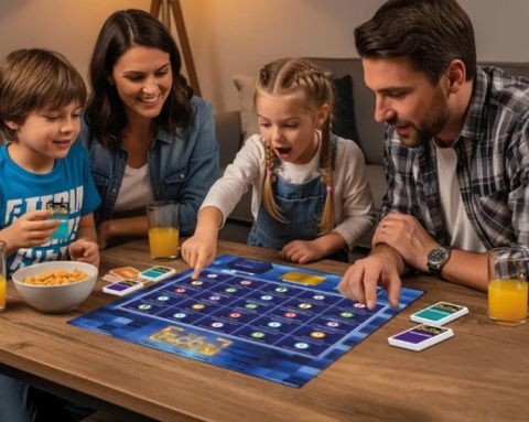 Gra planszowa rodzinna THE FLOOR Quizowa Teleturniej w TVN