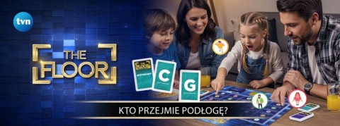Gra planszowa rodzinna THE FLOOR Quizowa Teleturniej w TVN