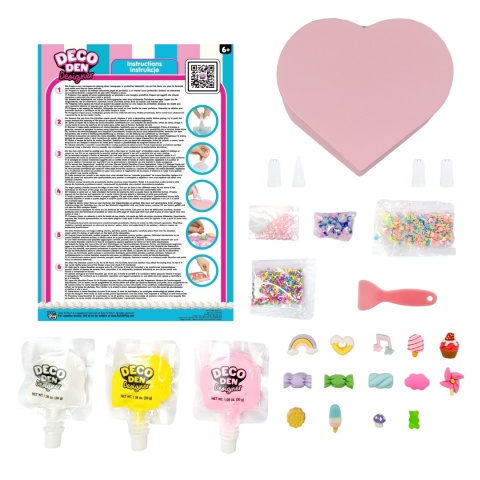 DECO DEN Zestaw Pudełko na biżuterię DO DEKORACJI Akcesoria Zestaw Kreatywny