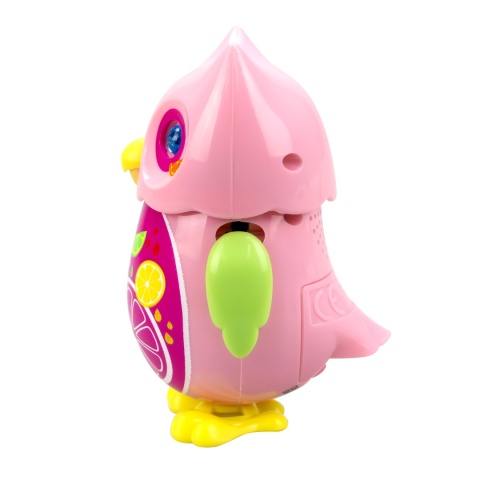 MINI HOOT Śpiewająca Interaktywna SOWA Świecące oczy Różowa