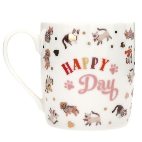 Kubek Porcelanowy TOP MODEL FOR EVER FRIENDS PSY I KOTY 300ml 1szt.