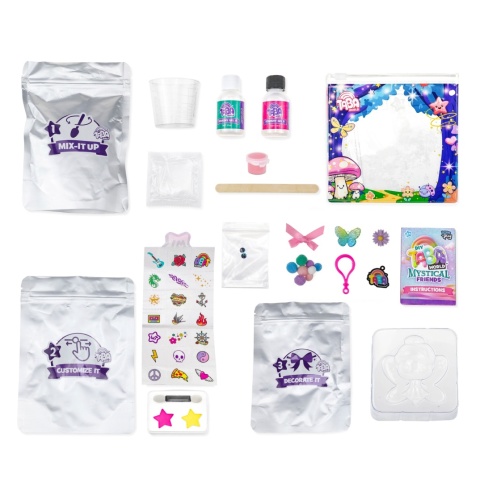 TABA WORLD DIY MISTYCZNI PRZYJACIELE Stwórz Brelok Squishy LUNA