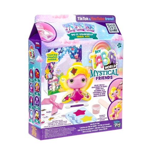 TABA WORLD DIY MISTYCZNI PRZYJACIELE Stwórz Brelok Squishy LUNA