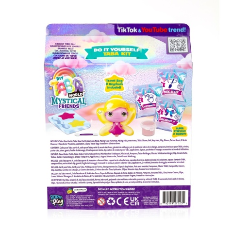 TABA WORLD DIY MISTYCZNI PRZYJACIELE Stwórz Brelok Squishy LUNA