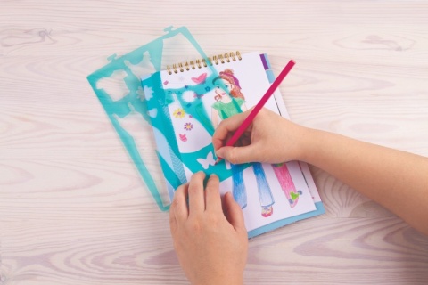 MAKE IT REAL Szkicownik BLOOMING VIBES KWIATY RYSUNKI