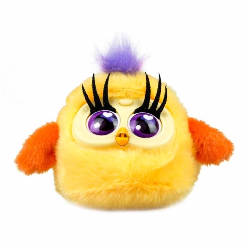 MINI FLUFF Śpiewający Interaktywny PUSZYSTY PTASZEK Żółty