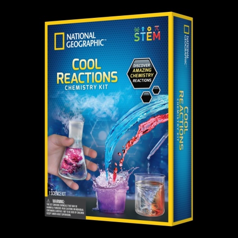 National Geographic: COOL REACTIONS CHEMISTRY Reakcje Chemiczne Zestaw Do Nauki Chemii Zestaw Kreatywny