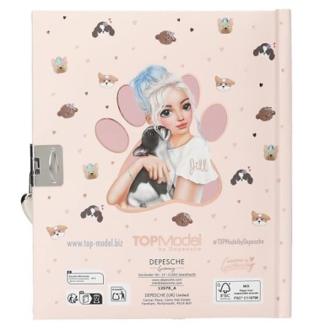 PAMIĘTNIK NA KŁÓDKĘ TOP MODEL DOGGY PIESEK DEPESCHE