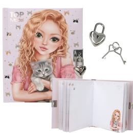 PAMIĘTNIK NA KŁÓDKĘ TOP MODEL KITTY KOTEK DEPESCHE