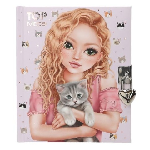 PAMIĘTNIK NA KŁÓDKĘ TOP MODEL KITTY KOTEK DEPESCHE