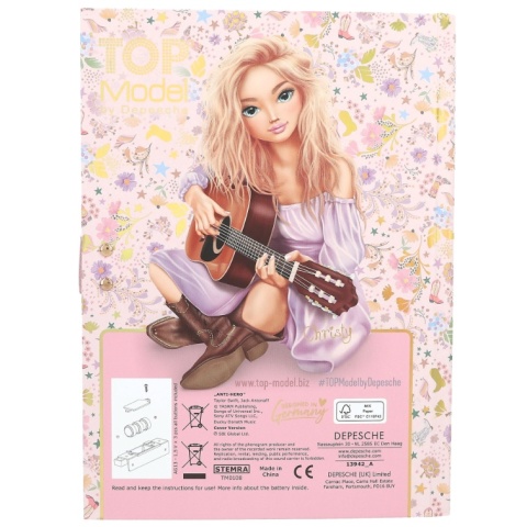 PAMIĘTNIK NA KOD Z DŹWIĘKIEM TOP MODEL COWGIRL DEPESCHE