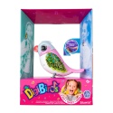 DIGIBIRDS Interaktywny ptak Śpiewa Ćwierka 50+ melodii Różowy seria 2
