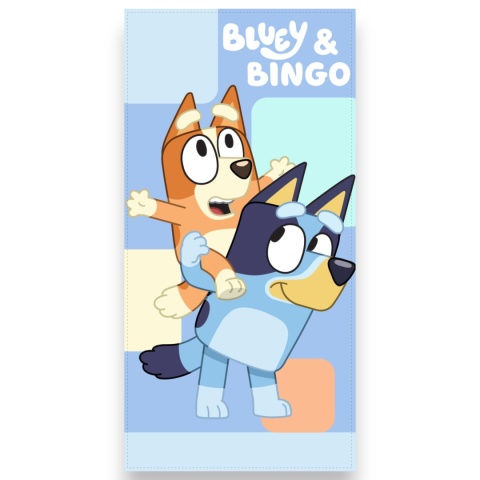 Ręcznik kąpielowy plażowy BLUEY BINGO Szybkoschnący 70x140cm microfibra