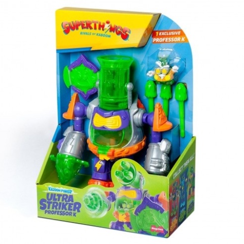 SUPERTHINGS Zestaw Kazoom Power ROBOT ULTRA STRIKER Figurka PROFESSOR K