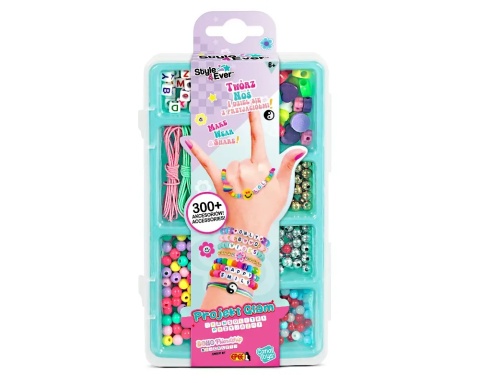 STYLE4EVER Zestaw PROJEKT GLAM Bransoletki Przyjaźni EPEE