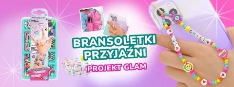 STYLE4EVER Zestaw PROJEKT GLAM Bransoletki Przyjaźni EPEE