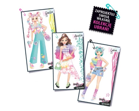 STYLE4EVER Zestaw PROJEKT MODA Podświetlana Tablica do projektowania