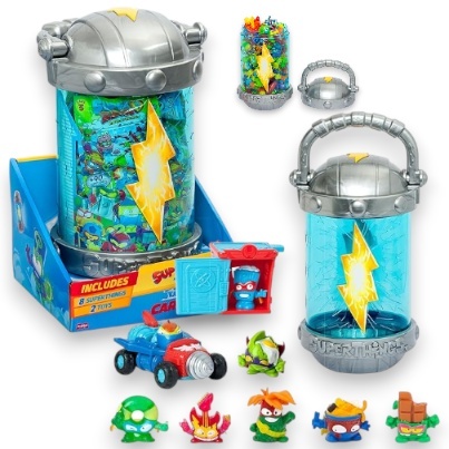 SUPERTHINGS Zestaw KAPSUŁA na figurki Kazoom CARRE CASE + 8 Figurek